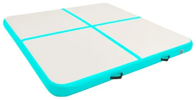 Produktbild von vidaXL Aufblasbare Gymnastikmatte mit Pumpe 200x200x20 cm PVC Grün