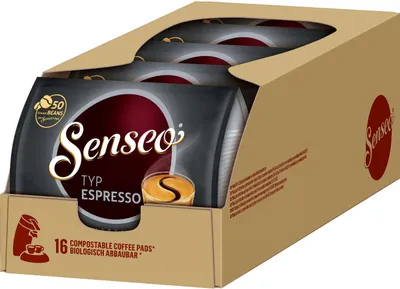 Produktbild von SENSEO Pads Typ Espresso Senseopads kräftig 5 x 16 Kaffeepads - 80 Getränke
