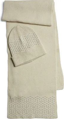 Immagine prodotto di Set donna - berretto e sciarpa PCNASMINE 17152729 Whitecap Gray