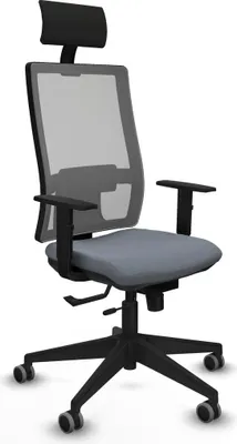 Obrázok produktu pre Kancelárske kreslo s opierkou hlavy Piqueras y Crespo 1D066G1 Grey