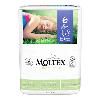 Zdjęcie produktu dla Pieluszka ekologiczna - rozmiar 6 XL 13-18kg 21szt