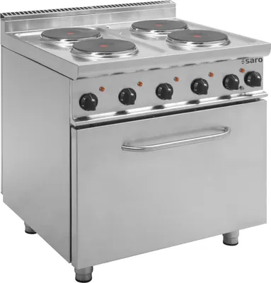 Produktbild von Elektroherd Mit Elektrobackofen Modell E7/Cuet4Le, Maße: B 800 X T 700 X H 850
