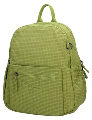 Zdjęcie produktu dla Plecak Damski Lumira Pro Gianmarco Venturi Poliester Casual z Kieszeniami khaki UNICA 26x30x13 cm 9071 Khaki