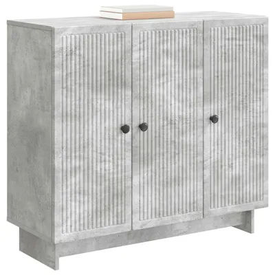 Immagine prodotto di Credenza Grigio Cemento 89 x 34,5 x 80 cm Legno ingegnerizzato