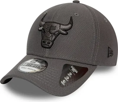 Produktbild von New Era 39Thirty Diamond Cap - Chicago Bulls graphite - M/L