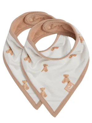 Produktbild von Lätzchen Bandana - Teddy Bear - GOTS - 2 Stück