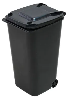 Image de Omgoods - Poubelles compactes pour bureau avec couvercle, lot de 4