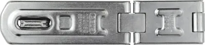 Immagine prodotto di Copriforo blindato 100/80 DG L.125mm L.27mm STA zincato con piastra ad occhiello ABUS