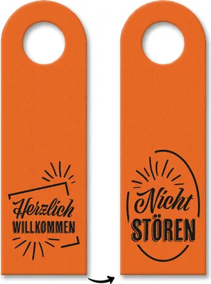 Produktbild von 3x Herzlich Willkommen oder Bitte nicht stören Türhänger Türanhänger Türschild