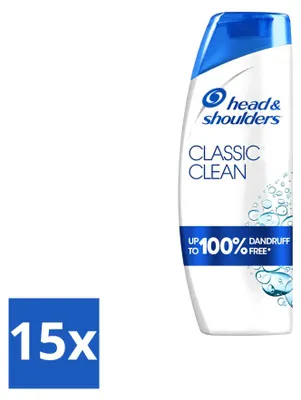 Produktbild von 15 x Head & Shoulders Shampoo Classic Clean - 400 ml - Vorteilspackung - 15 Stücke