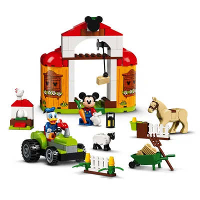 Produktbild von LEGO 10775 Mickey and Friends Mickys und Donald Duck's Farm Bauernhof und Traktor Konstruktionsspielzeug ab 4 Jahren