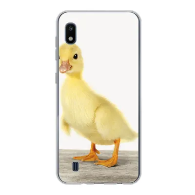Produktbild von MuchoWow® Handyhülle Schutzhülle Hülle für Samsung Galaxy A10 Ente - Küken - Tiere - Süß - Mädchen - Jungen - Kinder Silikon Softcase Handy Hülle - Schutzhülle