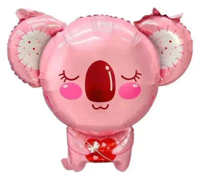 Obrázek produktu pro Fóliový balón Koala růžová 49 x 54 cm – Godan