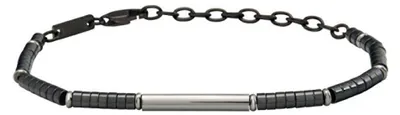Zdjęcie produktu dla Stalowa bransoletka z hematytem dla mężczyzn B Rocks TJ3639