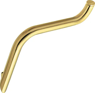 Produktbild von Wandmontierter Toilettenpapierhalter, Messing, Gold, 26 cm, Deante