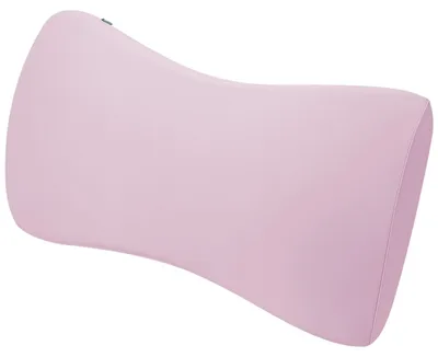 Image de Coussin lombaire ergonomique - Mousse à mémoire de forme - Rose - Coussin de dos pour lit et canapé