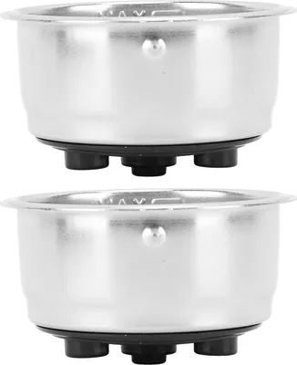 Obrázek produktu pro 51 mm filtrační koš na 2 šálky kávy z nerezové oceli pro kávovar Delonghi