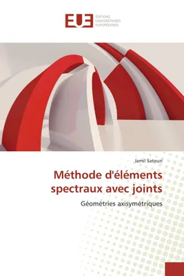 Produktbild von Méthode d'éléments spectraux avec joints
