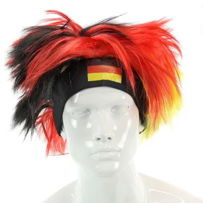 Produktbild von Antonio Fan -Perücke Deutschland - rot