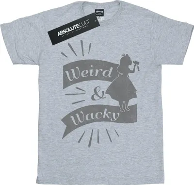 Immagine prodotto di Disney - Maglietta "Alice nel paese delle meraviglie" da donna BI8456 (M) (Grigio)