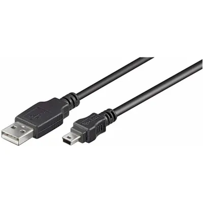 Obrázek produktu pro goobay USB 2.0 A/Mini USB 2.0 B kabel Mini USB propojovací kabel 3,0 m černý