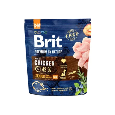 Produktbild von Brit Premium zur Natur Senior S M + 1 kg