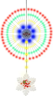 Produktbild von Weihnachtslichterketten, Buntes Licht, 8 Beleuchtungsmodi, Feuerwerksförmige Lichter, IP65 Wasserdicht, batteriebetrieben Schneeflocken