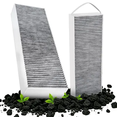 2er-Pack Aktivkohlefilter für Bora Pure PUAKF, 3-Stufen-Filtration