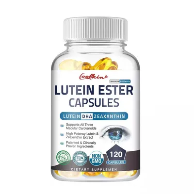 Immagine prodotto di Luteina Ester 400mg (120 capsule) integratore alimentare, zeaxantina, mirtillo, semi d'uva, vitamina C, visione, salute degli occhi