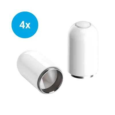 Produktbild von 4x Ersatzkappe für Apple Pencil – Magnetische Kappe für Apple Pencil 1. Generation – Apple Pencil Kappe
