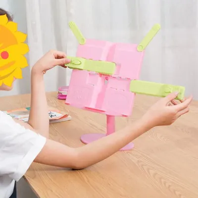 Produktbild von 360Home Buchständer Leseständer Buchstütze Rosa