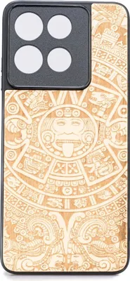 Produktbild von Holzhülle für Motorola Moto G56 5G, Bewood Aniegre Aztekischer Kalender