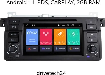 Produktbild von 7 zoll Android 11 Autoradio GPS Navi für BMW 3er E46 M3 Rover 75 MG ZT Carplay  RDS 32GB