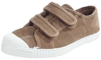 Produktbild von Natural World Basquet Klett Kinder -Sneaker Beige Cref, W78777-46