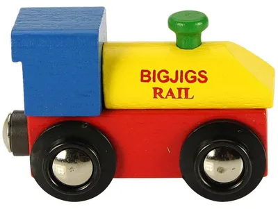 Image de Bigjigs lettre train locomotive