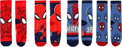 Produktbild von 4er - Pack Kindersocken Spider-Man Geschenkset in Spardose  Bunt 23 - 26