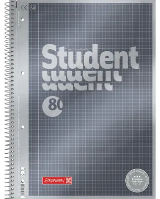 Produktbild von Collegeblock Premium Student A4 90g/qm 80 Blatt Lineatur 22