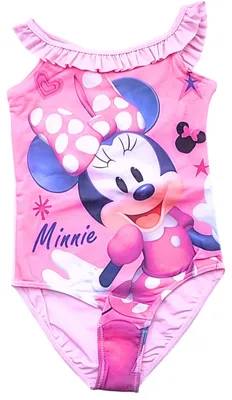Produktbild von Badeanzug mit Rüschendetails Disney Minnie Mouse Rosa 116 cm