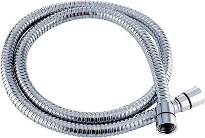 Obrázek produktu pro Sprchová hlavice 125 mm, 2 m, chrom – robustní a odolná náhradní sprchová hlavice