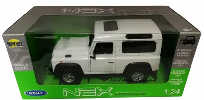 Produktbild von Welly Land Rover Defender detailgetreues Modellauto Sammlermodell
