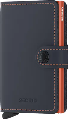 Produktbild von Secrid Miniwallet Matte Nightblue & Orange