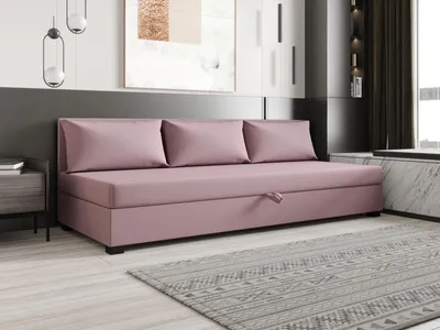 Obrázok produktu pre Jednolôžková posteľ 110x195 ZAJDA BIZ 2 s úložným priestorom - ružová