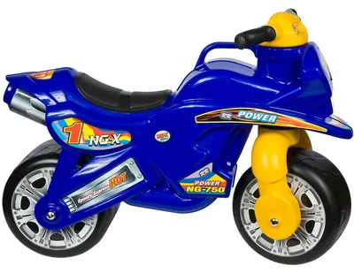 Produktbild von MOTOREK BIEGENDER LAUFRAD "SPEED" ENERO, 68x29x49/32 cm, GELB-BLAU