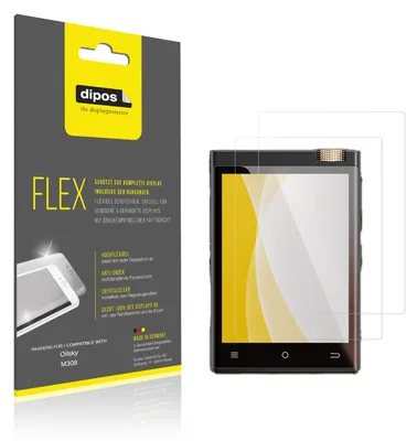 Image de 2x Film de protection d'écran pour Oilsky M308, recouvre 100% de l'écran, dipos Flex