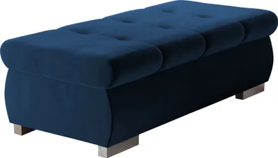 Produktbild von MIRJAN24 Polsterhocker Orkan Groß, Moderne Sitzhocker vom Hersteller, Holzkonstruktion, 120x60x39 cm (Farbe: Magic Velvet 2216)