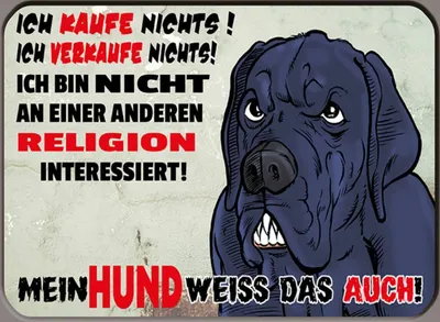 Produktbild von vianmo Holzschild 30x40 cm ich kaufe nichts Mein Hund weiß