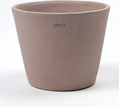 Productafbeelding van Serax - Bloempot - keramiek - beige - D16 x H12 cm - opening 13 cm