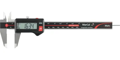 Image de Pied à coulisse numérique MarCal 16 EWRi MB 150 mm mesure de profondeur ronde StarterPack