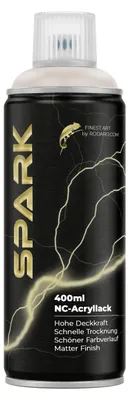 Produktbild von SPARK Sprühdose 400ml – Matte Sprühfarbe - Lichtgrau