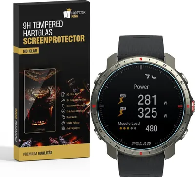 Produktbild von 2x 9H Hartglas für Polar Grit X Pro Titan Smart Watch Displayschutz Panzerfolie Schutzglas KLAR Panzerglas Schutzfolie